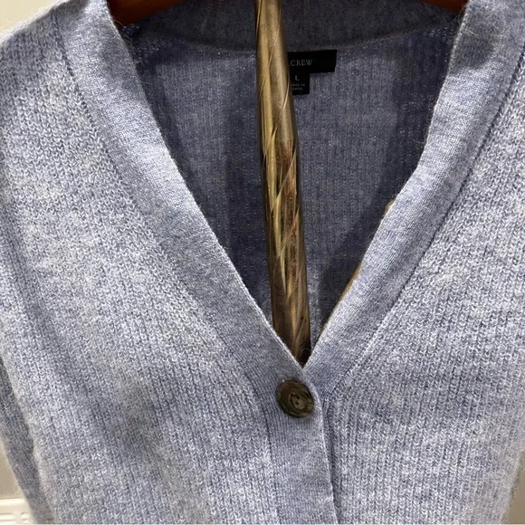J Crew Large Light Blue short cardigan - Picture 3 of 6